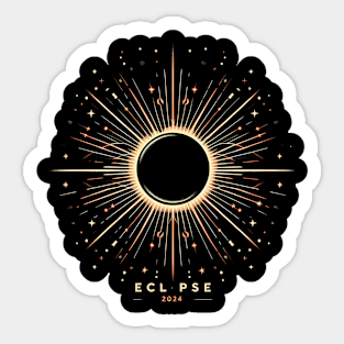 eclipse 2024 Sticker